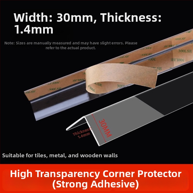 Priehľadné ochranné rohové lišty na stenu, samolepiace, bez vŕtania, dekoratívne nálepky do rohu (Pôvod: Yiwu; Kód: 12345678; Medzinárodný vývoz: Áno; Značka: Iné; Import: Nie)
