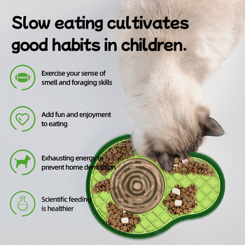 Szilikonból készült lassú etető matrac macskáknak — etetőeszközök, márka L&W PET