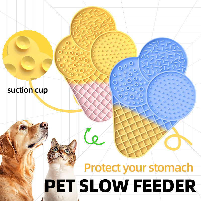 Szilikonból készült lassú etető matrac macskáknak — etetőeszközök, márka L&W PET