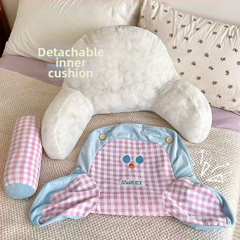 Bedrová opora – vankúš na objímanie s karikatúrnym vzorom, PP bavlna výplň, vonkajší materiál: polyester-bavlna + krištáľový velúr