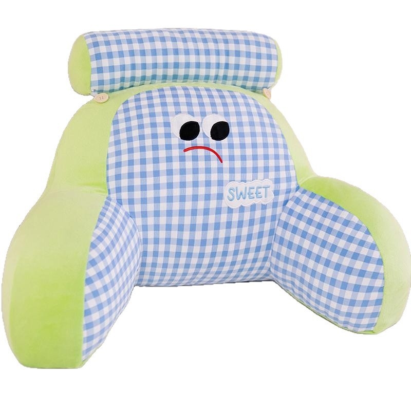 Bedrová opora – vankúš na objímanie s karikatúrnym vzorom, PP bavlna výplň, vonkajší materiál: polyester-bavlna + krištáľový velúr