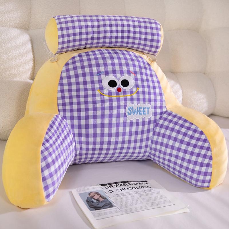 Bedrová opora – vankúš na objímanie s karikatúrnym vzorom, PP bavlna výplň, vonkajší materiál: polyester-bavlna + krištáľový velúr