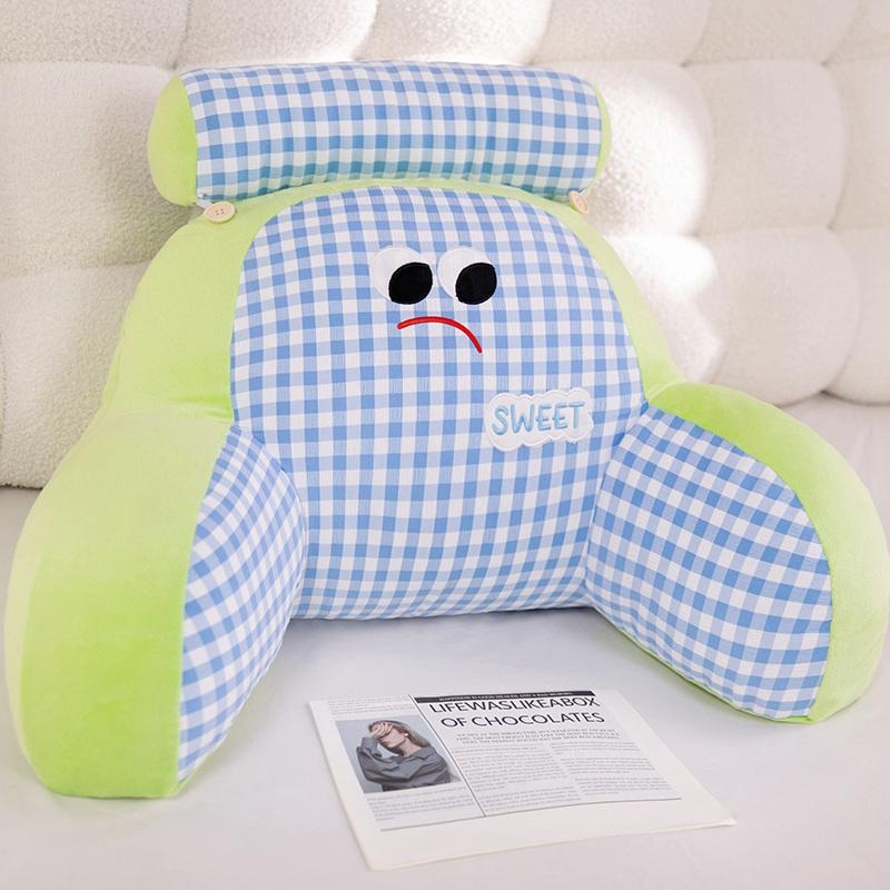 Bedrová opora – vankúš na objímanie s karikatúrnym vzorom, PP bavlna výplň, vonkajší materiál: polyester-bavlna + krištáľový velúr