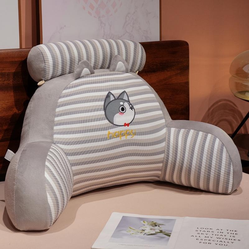 Bedrová opora – vankúš na objímanie s karikatúrnym vzorom, PP bavlna výplň, vonkajší materiál: polyester-bavlna + krištáľový velúr