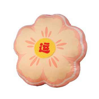 Vankúš s plyšovým poťahom a výplňou PP bavlna, prispôsobiteľné spracovanie, vyšívanie, strapce a tlač, Nový čínsky štýl