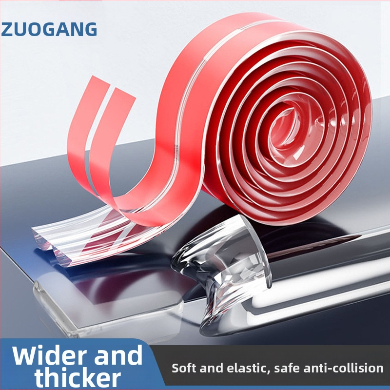Zuo Gang priehľadný silikónový proti kolíziám pás pre okraje stola a rohy stien, bez zápachu