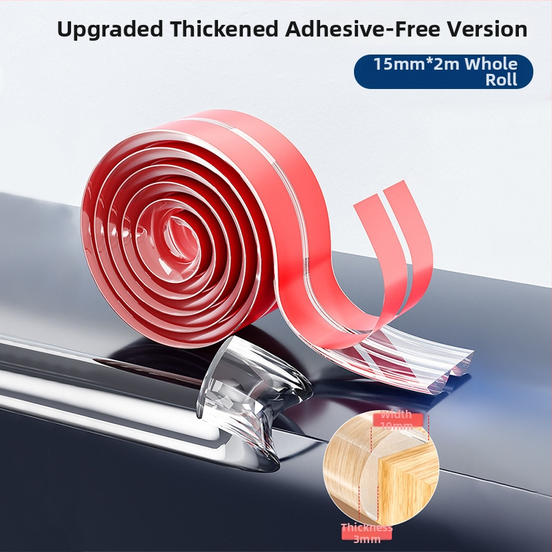 Zuo Gang priehľadný silikónový proti kolíziám pás pre okraje stola a rohy stien, bez zápachu