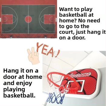 Avati detská zavesená basketbalová doska pre vnútorné použitie, tichá montáž, bez vŕtania — Materiál: Iné; Pôvod: Zhejiang; Značka: Avati; Kategória: Loptová veža/ rám; Produktová kategória: Basketbalová doska