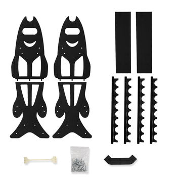 Stojan na vystavenie a skladovanie rybárskych prútov – plastová konštrukcia, Značka: Iné