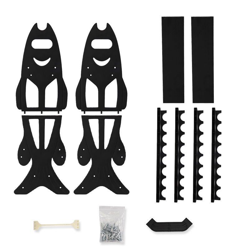 Stojan na vystavenie a skladovanie rybárskych prútov – plastová konštrukcia, Značka: Iné