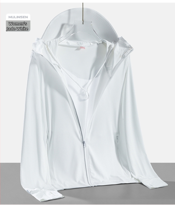 Unisex lauko vėjo striukė su nuimama gobtuvu, lengva, UPF50+ saulės apsauga, sintetinių pluoštų audinys