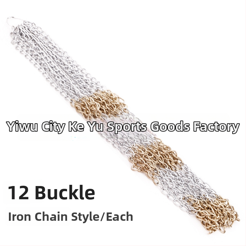 Nylonová sieť na basketbalový panel pre súťažné použitie, kompatibilná s stĺpmi a stojanmi, bez tlače loga