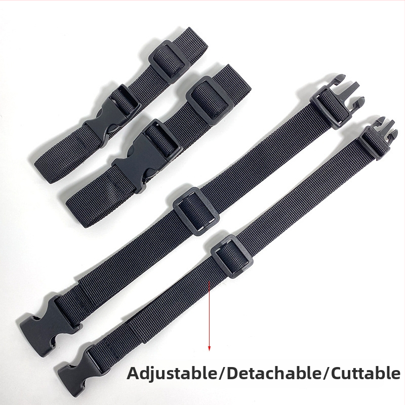 Лента с катарама, нереластична найлонова лента, PP+POM смес, регулируема талия, щракваща катарама