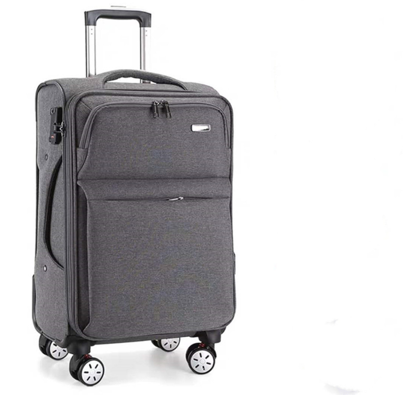 Oxford auduma ceļojumu čemods ar universālajiem riteņiem, ūdensizturīgs, pret zādzībām, atvērums ar rāvējslēdzēju