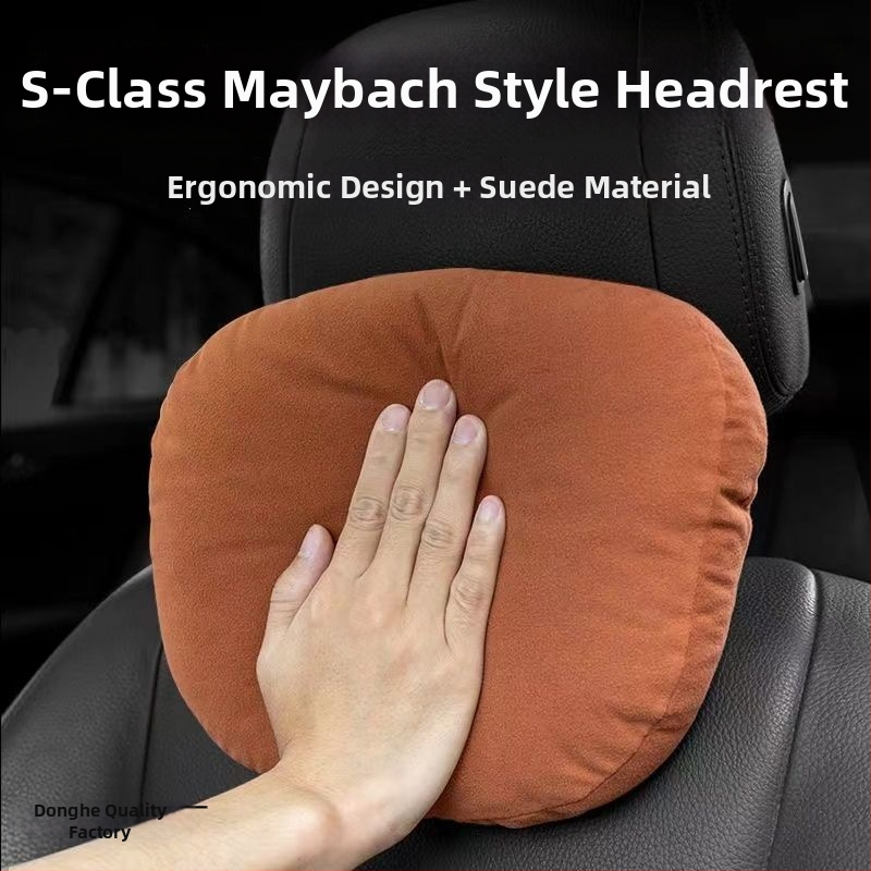 Automašīnas kakla spilvens ar ārējo materiālu no dabīgām šķiedrām, pildījums no vilnas, vasarai, karikatūru stils, saderīgs ar BYD