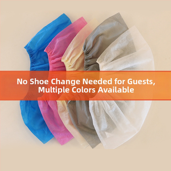 Jednorázové návleky na topánky, zosilnené a odolné, netkaná textília, ochrana pred prachom a špine, pre domov, hostí a triedu