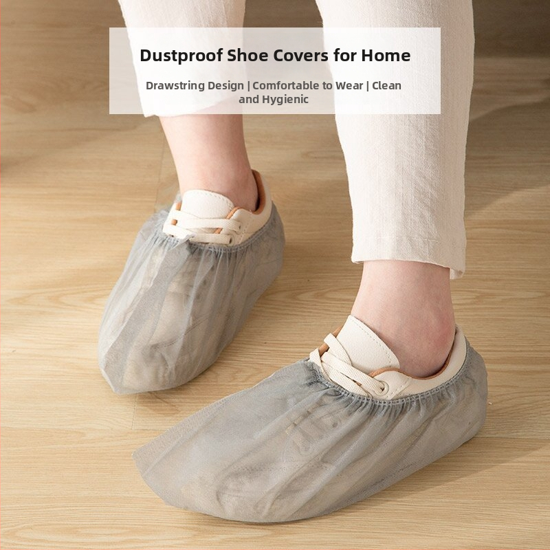 Jednorázové návleky na topánky, zosilnené a odolné, netkaná textília, ochrana pred prachom a špine, pre domov, hostí a triedu