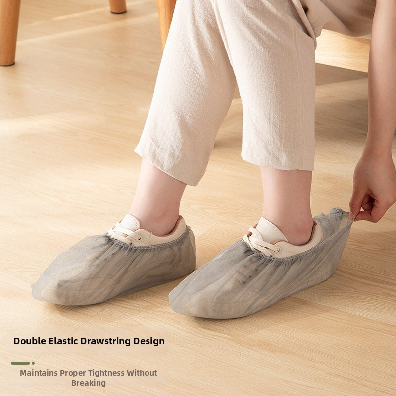 Jednorázové návleky na topánky, zosilnené a odolné, netkaná textília, ochrana pred prachom a špine, pre domov, hostí a triedu