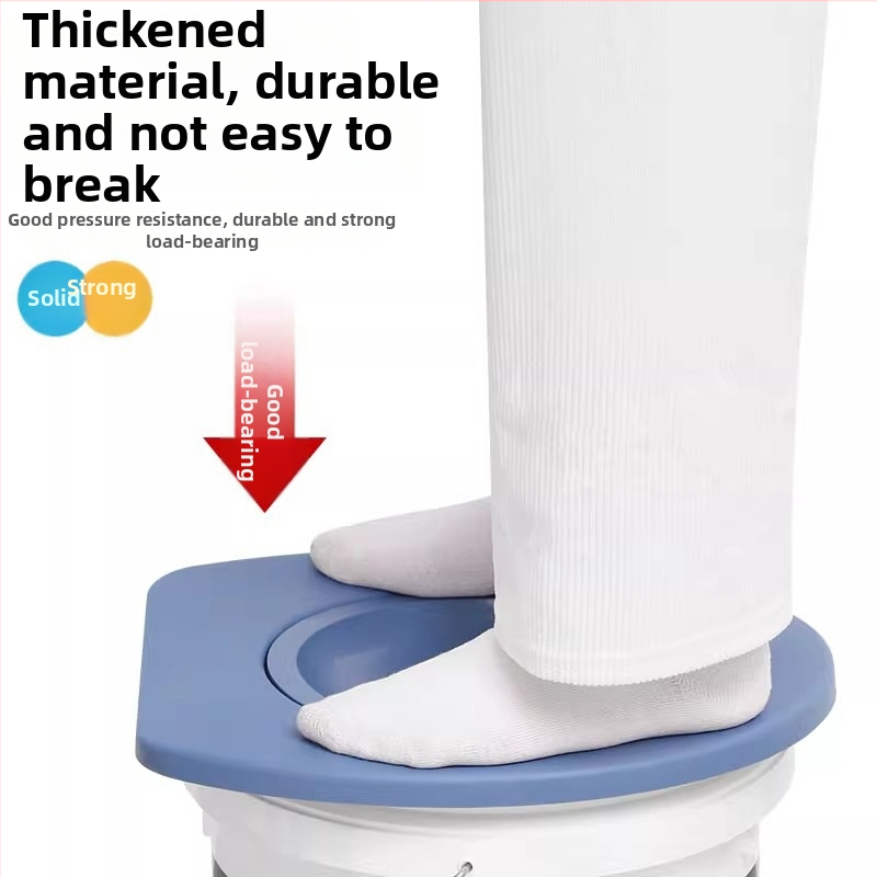 Pārvietojams tualetes sēdekļa gredzens vecāka gadagājuma cilvēkiem – Pengyi, Simple Toilet Seat Ring, mūsdienīgs minimālisma stils