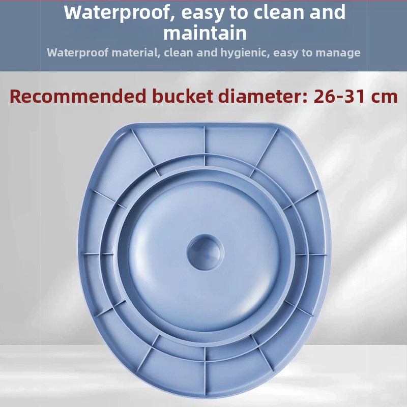 Pārvietojams tualetes sēdekļa gredzens vecāka gadagājuma cilvēkiem – Pengyi, Simple Toilet Seat Ring, mūsdienīgs minimālisma stils