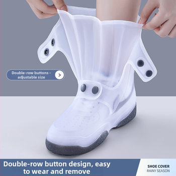 Silikónový návlek na topánky do dažďa – vodeodolný, protišmykový, odolný voči opotrebeniu, ochrana proti špine