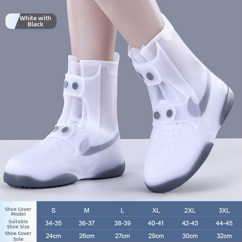 Silikónový návlek na topánky do dažďa – vodeodolný, protišmykový, odolný voči opotrebeniu, ochrana proti špine