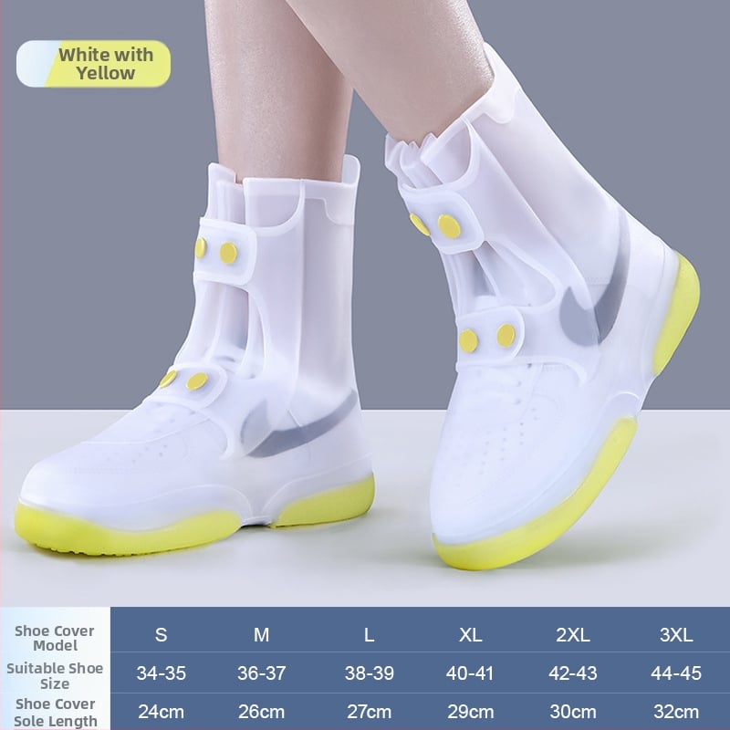 Silikónový návlek na topánky do dažďa – vodeodolný, protišmykový, odolný voči opotrebeniu, ochrana proti špine