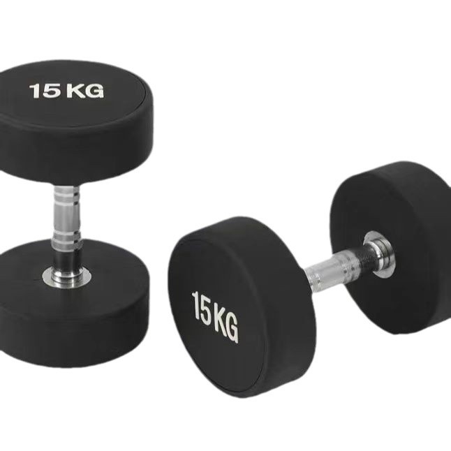 Činka z nehrdzavejúcej ocele, okrúhla hlava, gumový povlak, profesionálny tréning