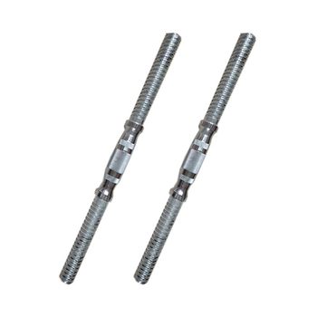 Tyč na činky – čistá oceľ, elektroplátované konce so závitom, predĺžený dizajn, značka Fluctuation, Špecifikácia 42