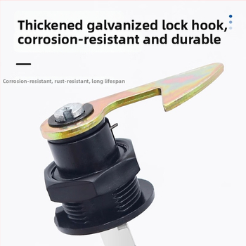 Zámok kufru elektrického vozidla, univerzálny, Materiál: ABS+železo; Model: Iný; Štýl: Moderné a jednoduché