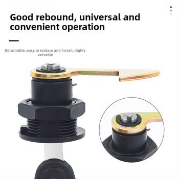 Zámok kufru elektrického vozidla, univerzálny, Materiál: ABS+železo; Model: Iný; Štýl: Moderné a jednoduché