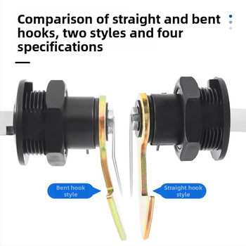 Zámok kufru elektrického vozidla, univerzálny, Materiál: ABS+železo; Model: Iný; Štýl: Moderné a jednoduché