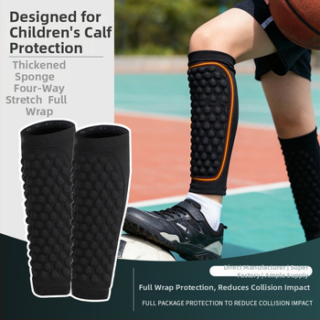 Deti chrániče holene na futbal – Spandex materiál, ochrana holene (Materiál: Spandex; Cieľová skupina: Deti; Ochranná zóna: Holene; Kategória: Ochranný chránič; Vhodné športy: Futbal, Basketbal, Behanie, Rugby, Skateboard)