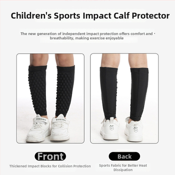 Deti chrániče holene na futbal – Spandex materiál, ochrana holene (Materiál: Spandex; Cieľová skupina: Deti; Ochranná zóna: Holene; Kategória: Ochranný chránič; Vhodné športy: Futbal, Basketbal, Behanie, Rugby, Skateboard)