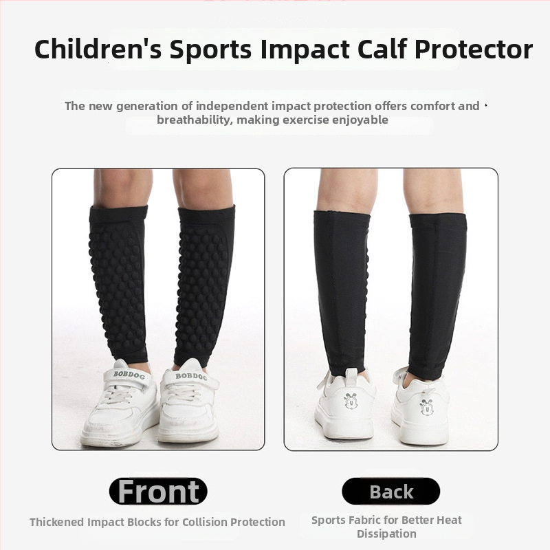 Deti chrániče holene na futbal – Spandex materiál, ochrana holene (Materiál: Spandex; Cieľová skupina: Deti; Ochranná zóna: Holene; Kategória: Ochranný chránič; Vhodné športy: Futbal, Basketbal, Behanie, Rugby, Skateboard)