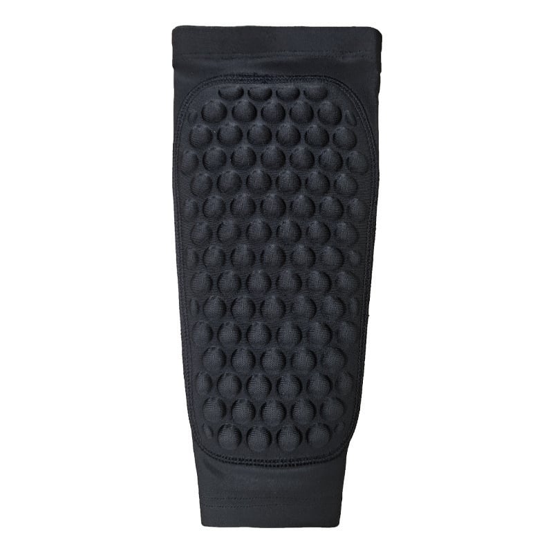 Deti chrániče holene na futbal – Spandex materiál, ochrana holene (Materiál: Spandex; Cieľová skupina: Deti; Ochranná zóna: Holene; Kategória: Ochranný chránič; Vhodné športy: Futbal, Basketbal, Behanie, Rugby, Skateboard)