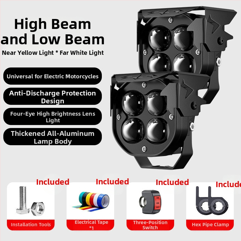 LED reflektor pre elektrické vozidlá, 20W, hliníkové puzdro, 12-85V, model MQ-270A30