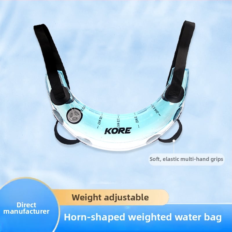 Etfans PVC guličková fitness lopta naplnená vodou — nafukovacia pre cvičenie celého tela