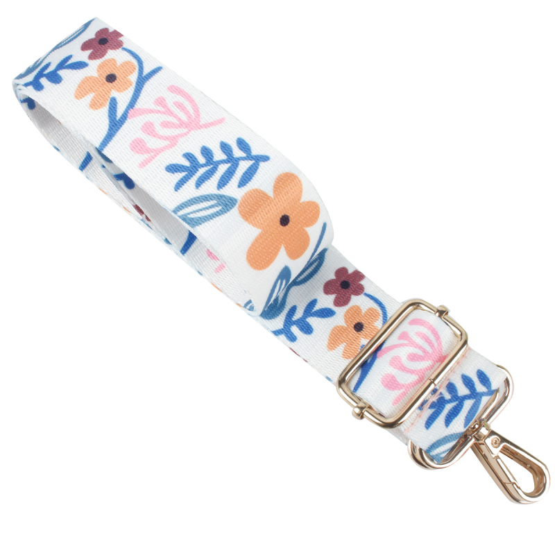 Nastaviteľný ramenný popruh na tašku z nylonu s geometrickým vzorom, odolný voči opotrebeniu, štýl mix-and-match