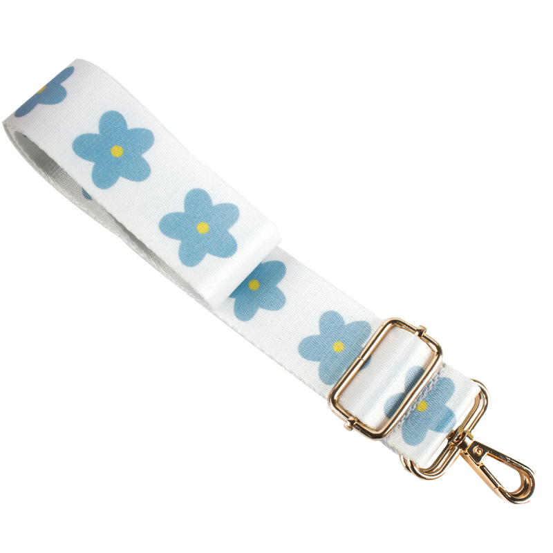 Nastaviteľný ramenný popruh na tašku z nylonu s geometrickým vzorom, odolný voči opotrebeniu, štýl mix-and-match