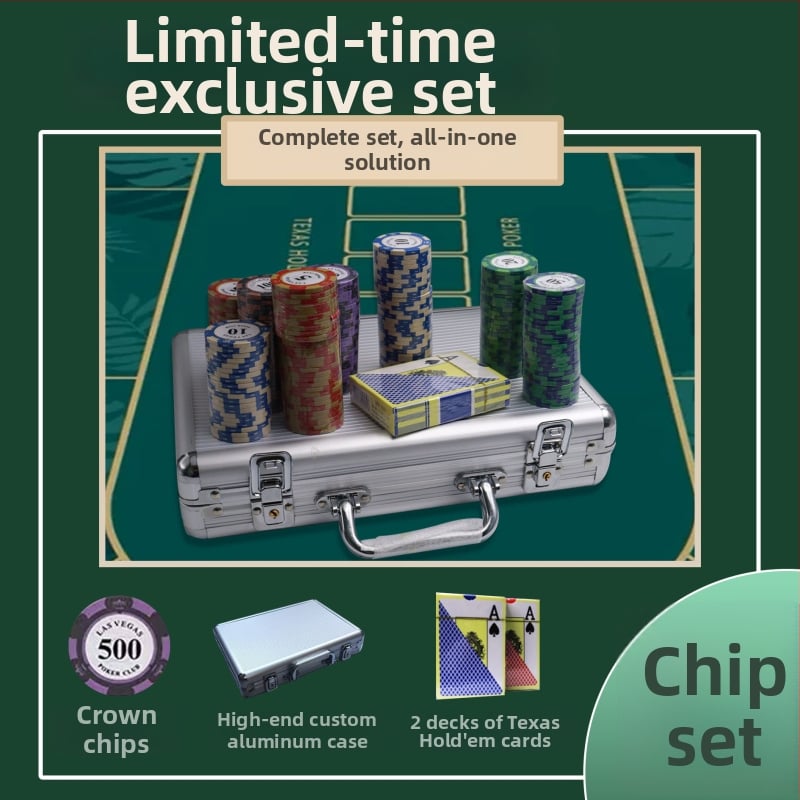 Changzhe čipu komplekts šaham un kāršu spēlēm – ABS čipsi