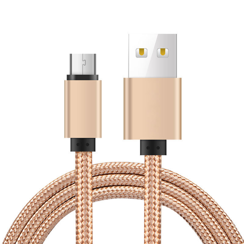 Καλώδιο USB 3-σε-1 από πλεγμένο νάιλον με Lightning, Micro USB και Type-C – γρήγορη φόρτιση, μέγιστη ισχύς φόρτισης 20W