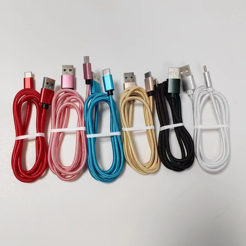 Καλώδιο USB 3-σε-1 από πλεγμένο νάιλον με Lightning, Micro USB και Type-C – γρήγορη φόρτιση, μέγιστη ισχύς φόρτισης 20W