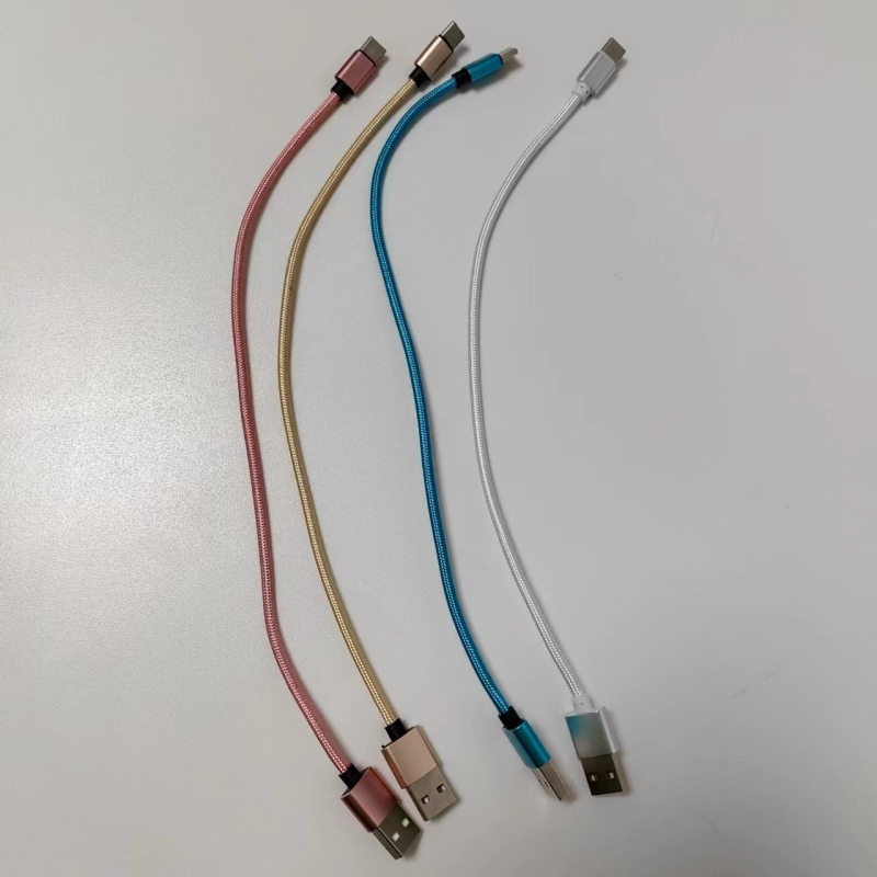 Καλώδιο USB 3-σε-1 από πλεγμένο νάιλον με Lightning, Micro USB και Type-C – γρήγορη φόρτιση, μέγιστη ισχύς φόρτισης 20W