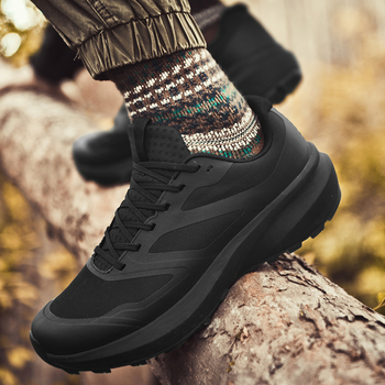 Unisex turistické topánky: nepremokavé, protišmykové, priedušné, horný materiál PU+Mesh, stredne vysoké