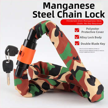 Mustang reťazový zámok na bicykel, manganová oceľ, 780 g, vhodný pre bicykel, elektrické vozidlo a motorku