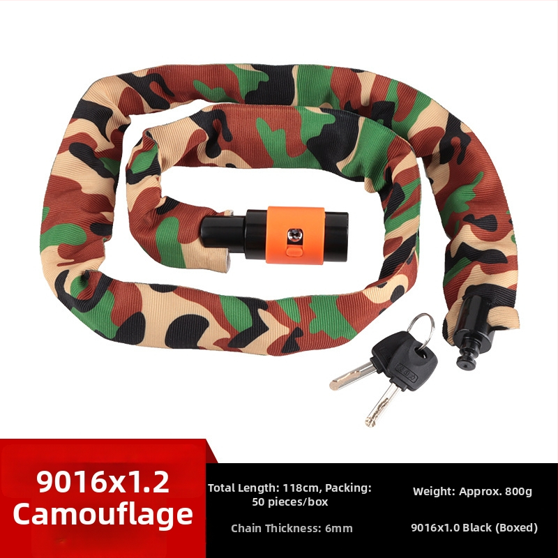 Mustang reťazový zámok na bicykel, manganová oceľ, 780 g, vhodný pre bicykel, elektrické vozidlo a motorku