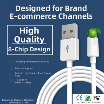 Lightning kabelis Apple iPhone 11 – patvarus USB greito įkrovimo kabelis, saugus greitas įkrovimas, 5V išvestis