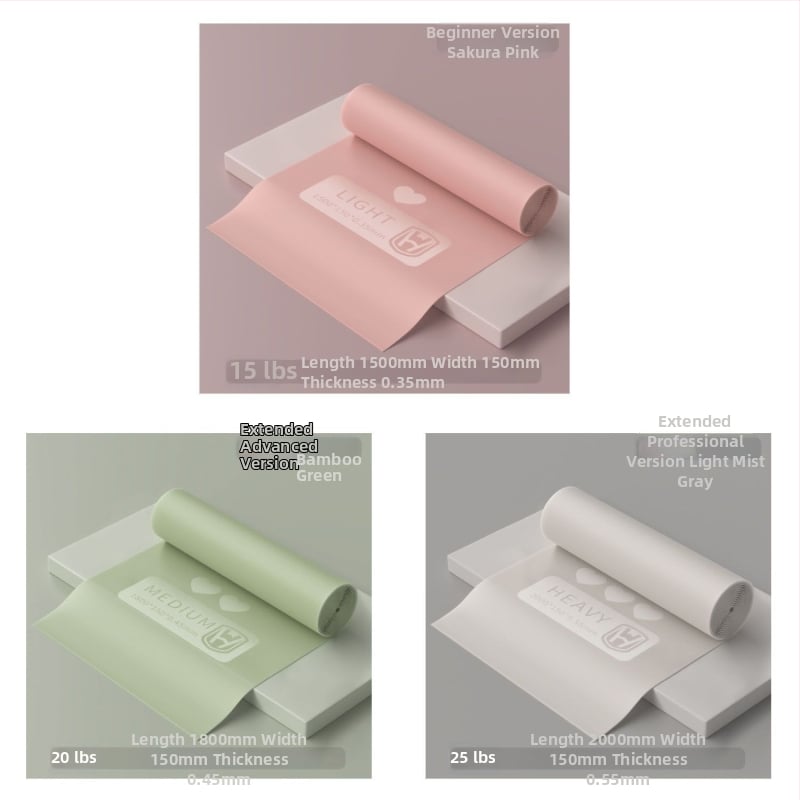 Odporový pás na jogu pre domáce použitie – materiál: TPE, značka: WOSWEIR