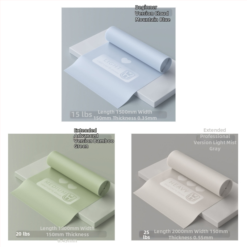 Odporový pás na jogu pre domáce použitie – materiál: TPE, značka: WOSWEIR